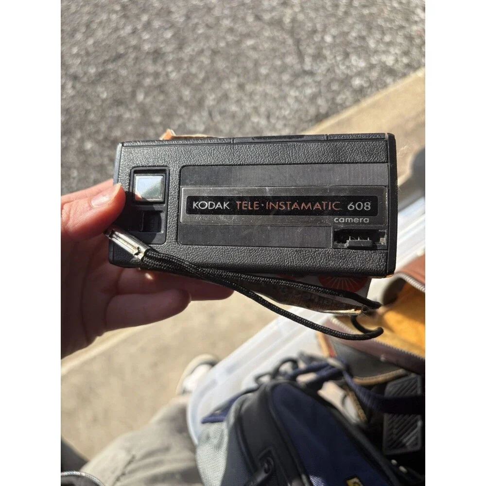 Vintage 1970’s Kodak Tele Instamatic 608 Camera 110 Film Telephoto with Case
